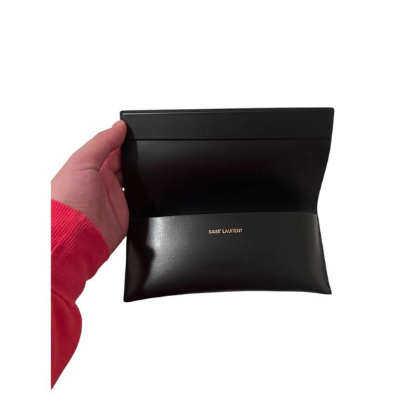 SAINT LAURENT Soft Case -sunglasses/glasses magnetic closure &cleaning cloth main image 4